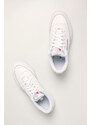 Kožené sneakers boty Reebok Classic CLUB C 85 bílá barva, AR0455.100000154