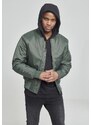 UC Men Basic Bomber Jacket olivová