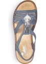 Dámské sandály RIEKER 60800-14 modrá