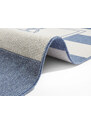 NORTHRUGS - Hanse Home koberce Kusový koberec Twin Supreme 104143 Blue/Cream – na ven i na doma - 200x290 cm