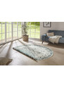 NORTHRUGS - Hanse Home koberce Kusový koberec Twin Supreme 104139 Green/Cream kruh – na ven i na doma - 140x140 (průměr) kruh cm