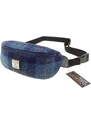 Glen Appin Ledvinka Morar Harris Tweed - Dark Blue Tartan