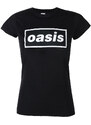 Tričko metal dámské Oasis - Decca Logo - NNM - RTOASGSBDEC