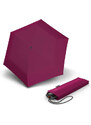 Knirps AS.050 Slim Small Manual - dámský skládací plochý deštník růžová