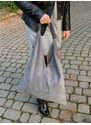 ELOAS Kožená velká dámská kabelka maskáčová multicolor