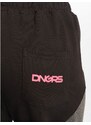 Dangerous DNGRS Skull Sweatpants Black/Pink tepláky dámské