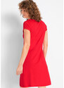 bonprix Šaty s krátkým rukávem Červená