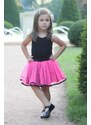 Dívčí neonově růžová tutu sukně Nesy 104-122