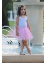 Dívčí růžová tutu sukně Lott 104-122