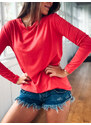 Eshopat Bamboo Dámské tričko Bamboo Long Sleeve Coral