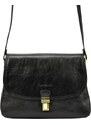Luxusní kožená kabelka Pierre Cardin 4229 GNC černá