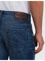 Cross jeans pánské džíny Antonio rovný střih E 161-132 modré