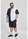 UC Men Oversize tričko Harlekýn blk/wht