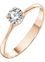 Tiami Prsten z růžového zlata s diamantem Atea (0,23 ct)