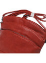 Romina & Co. Bags Praktická dámská crossbody se zipy Isidore červená