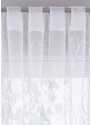 bonprix Záclona s výšivkou a recyklovaným polyesterem (1 ks v balení) Bílá