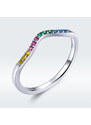 Royal Fashion prsten Duhová vlnka SCR636
