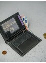 Always WILD Pánská klasická peněženka z kůže AMADEI, černá
