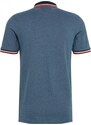 JACK & JONES Tričko 'JJEPaulos' noční modrá / modrý melír / jasně červená / bílá