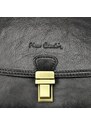 Luxusní kožená kabelka Pierre Cardin 4229 GNC hnědá