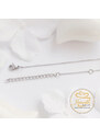 Jewellis ČR Jewellis ocelový náhrdelník Hook Ice Deluxe s krystalem měsíce Září Swarovski - Sapphire