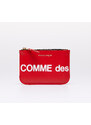 Comme des Garçons Wallets Pánská peněženka Comme des Garçons Huge Logo Wallet Red