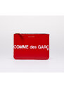 Comme des Garçons Wallets Pánská peněženka Comme des Garçons Huge Logo Wallet Red