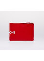 Comme des Garçons Wallets Pánská peněženka Comme des Garçons Huge Logo Wallet Red