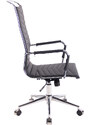 DMQ Černá prošívaná kancelářská židle Lexus