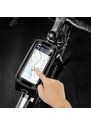 Cyklotaška / brašna na kolo s otvorem na mobilní telefon - WildMan, Sakwa L Black