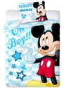 Faro Ložní povlečení do dětské postýlky Mickey Mouse - Disney - 100% bavlna - 40 x 60 cm + 100 x 135 cm
