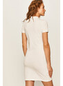 Šaty Lacoste bílá barva, mini, jednoduché, EF5473-001