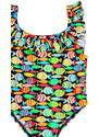 Boboli Dětské plavky v celku Rybičky barevné s taštičkou