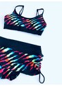Victoria's Secret Victoria's Secret PINK Sport Multi Black sportovní podprsenka a šortky Gym to Swim - S / Černá / Victoria's Secret