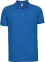 Russell pánské elastické polo bavlna & Lycra delší střih Slim fit