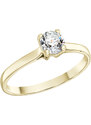 Tiami Prsten ze žlutého zlata s diamantem Grace (0,20 ct)