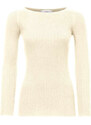 Hedvábný svetr, přiléhavý žebrovaný svetr, HEINE (vel.46 skladem)