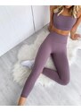 Gymclothes Sportovní set Ribbed Dark Purple