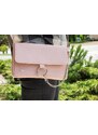 BASIC RŮŽOVÉ PSANÍČKO FELICE CLUTCH LORETTO Pudrová