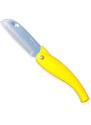 Suncraft Japonský zavírací nůž na ovoce a zeleninu z nerezové oceli (stainless steel ) 18-8 žlutý
