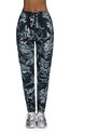 Bas Bleu YANK women's camo sweatpants with decorative cuts