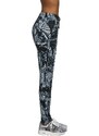 Bas Bleu YANK women's camo sweatpants with decorative cuts