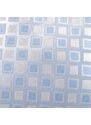 Šlajfka Bílá mikrovláknová kravata se světlým vzorkem (modrá)