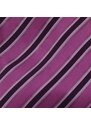 Šlajfka Proužkovaná mikrovláknová kravata (tmavě růžová, fialová)