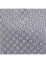 Šlajfka Stříbrná mikrovláknová kravata s atypickým vzorem