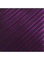 Šlajfka Výrazná fialová pruhovaná mikrovláknová kravata