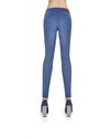 Bas Bleu Women's AVRIL denim pants hand-wiped with stitching