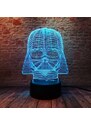 3D LED Lampička Darth Vader Star Wars