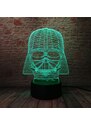 3D LED Lampička Darth Vader Star Wars