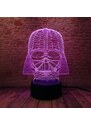 3D LED Lampička Darth Vader Star Wars